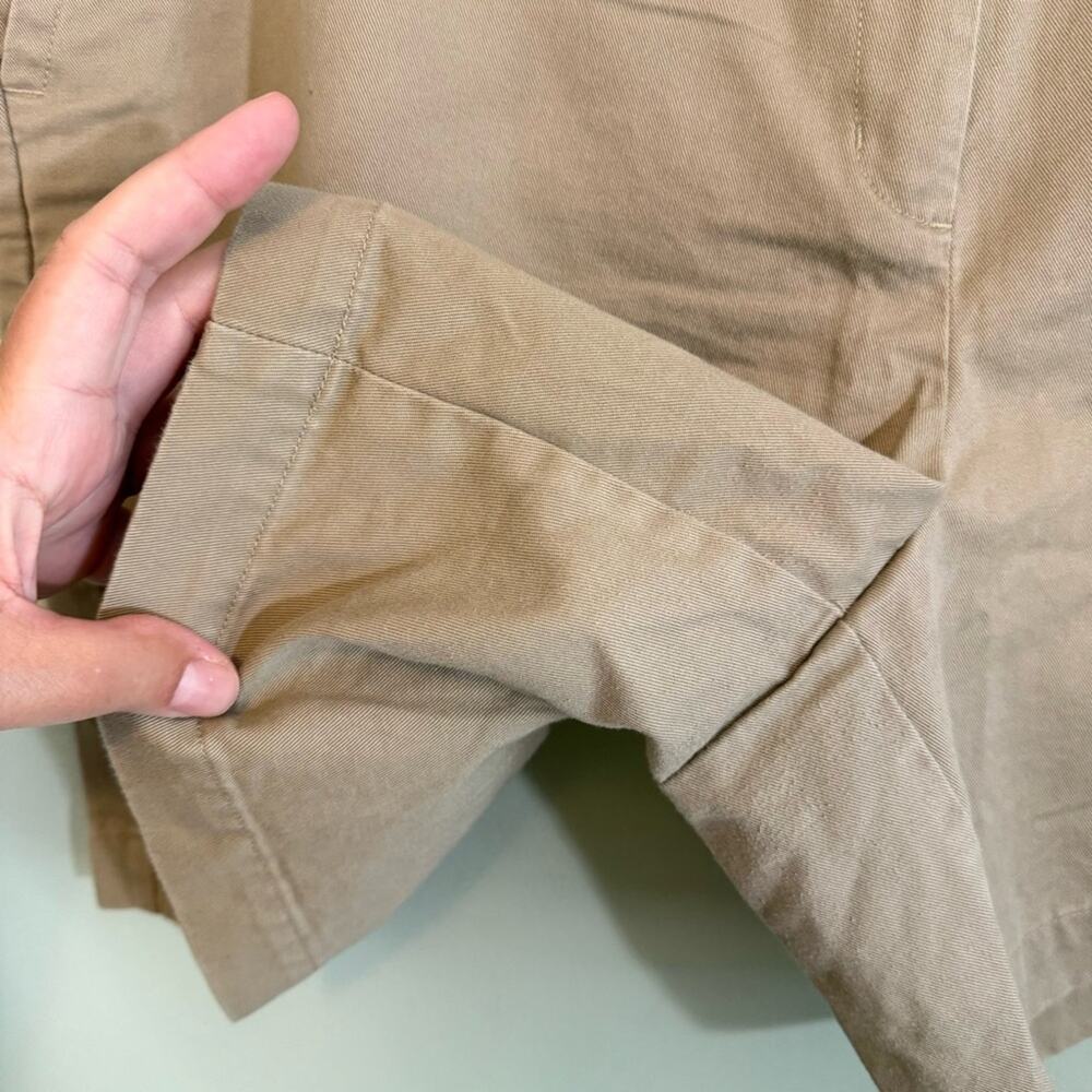 LL Bean Women’s 100% Cotton Khaki Beige Chino Shorts Size 20 - Picture 4 of 7